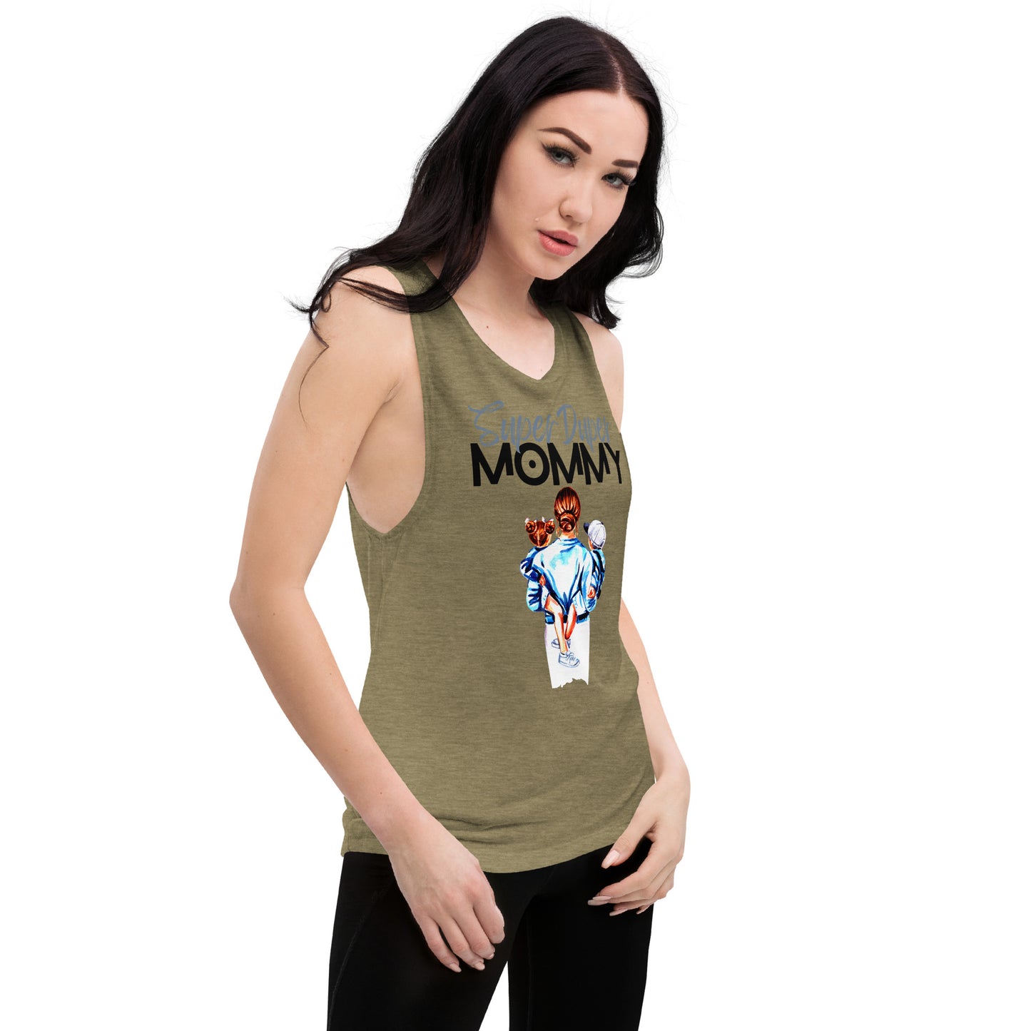 Super Duper Mom, Ladies’ Muscle Tank