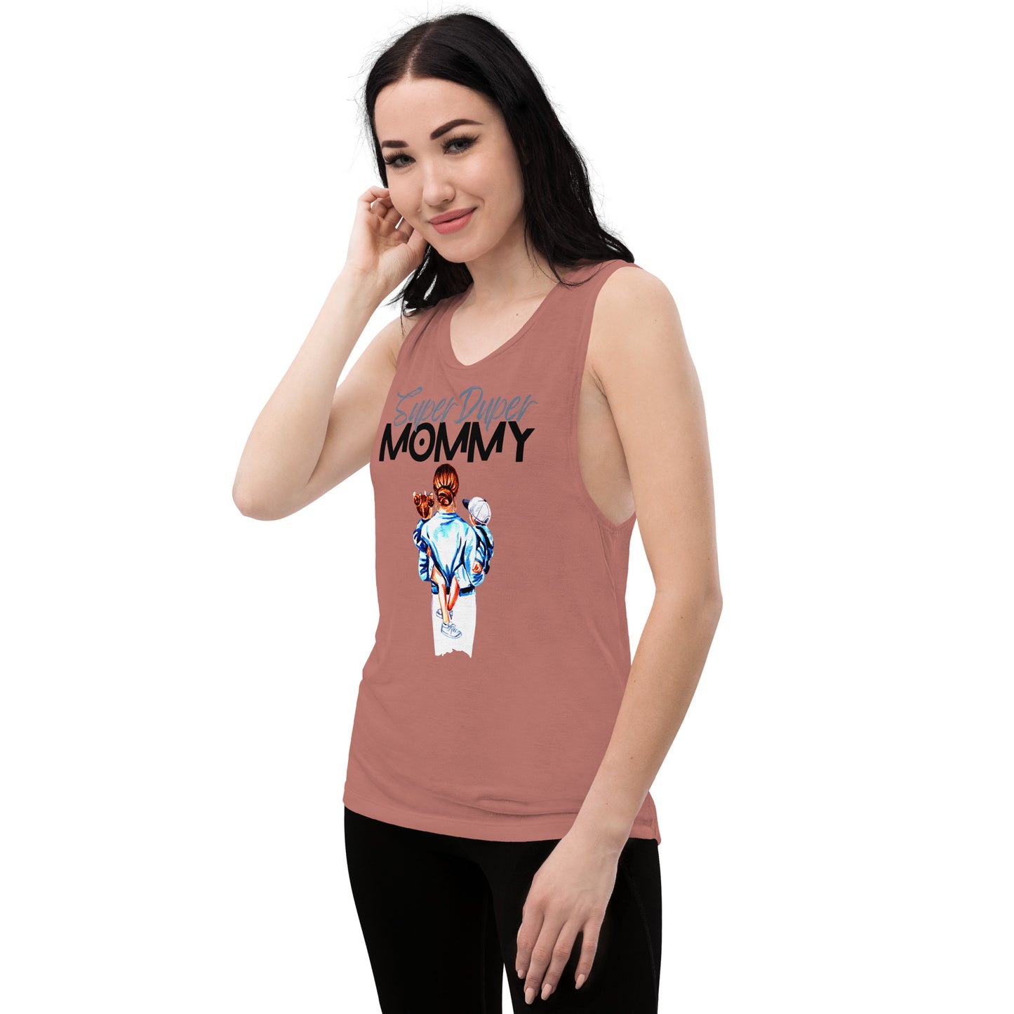 Super Duper Mom, Ladies’ Muscle Tank