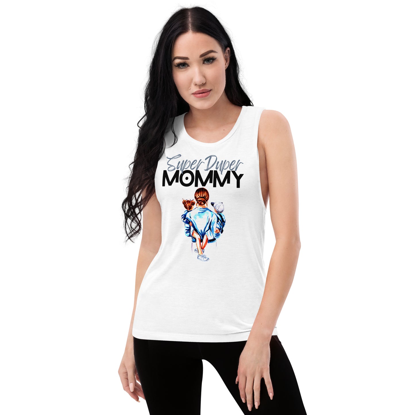 Super Duper Mom, Ladies’ Muscle Tank
