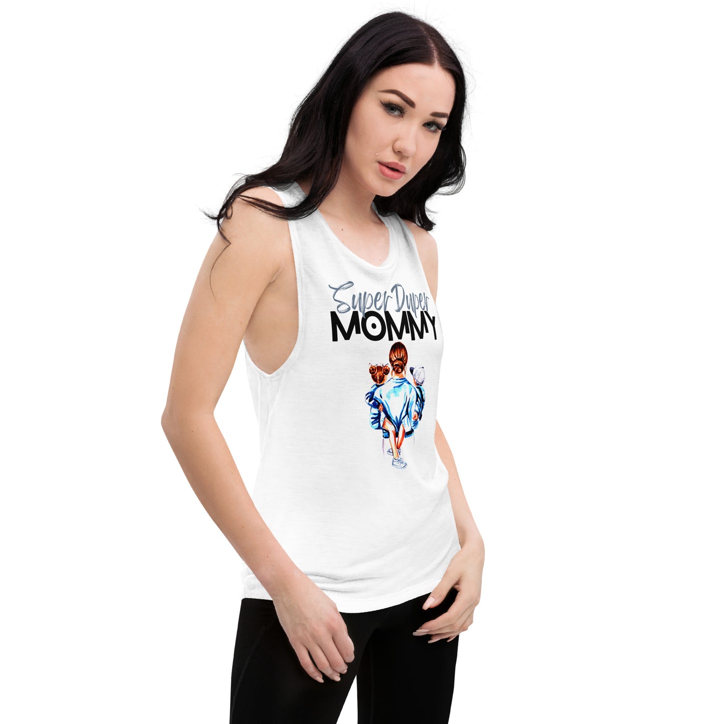 Super Duper Mom, Ladies’ Muscle Tank