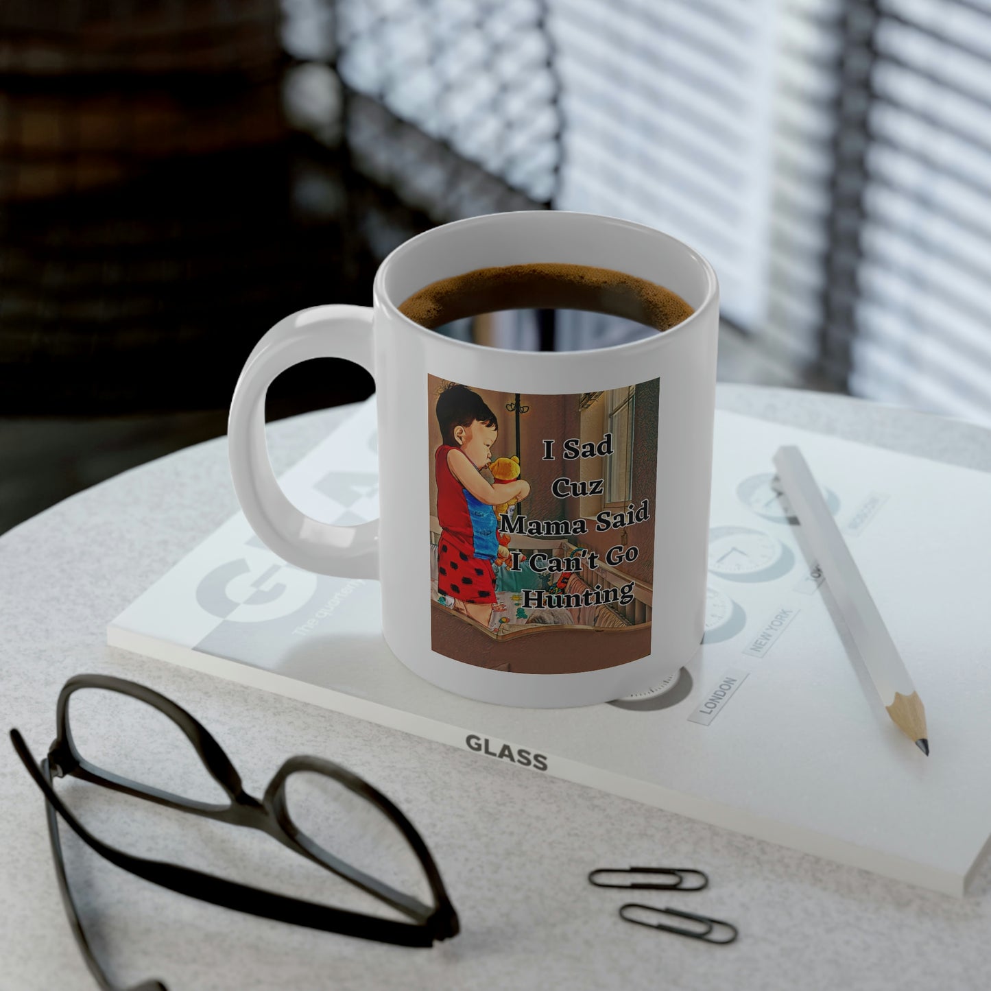 Connor Sad, No Hunting, Jumbo Mug, 20oz