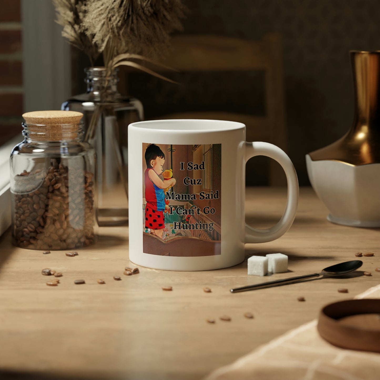 Connor Sad, No Hunting, Jumbo Mug, 20oz