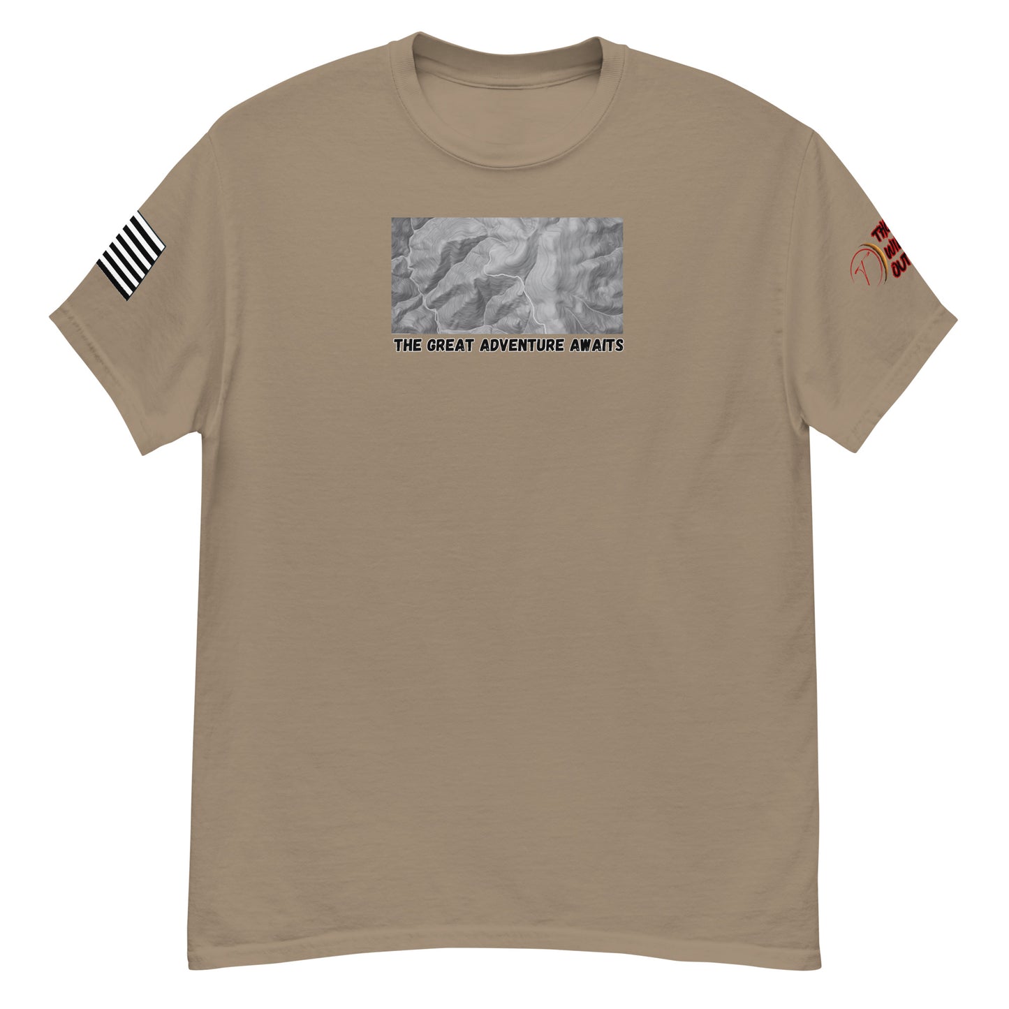 The Great Adventure Awaits, Thoj Wilderness Outfitters-Men's classic tee