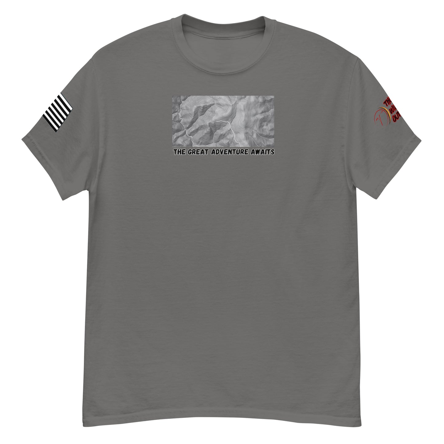 The Great Adventure Awaits, Thoj Wilderness Outfitters-Men's classic tee