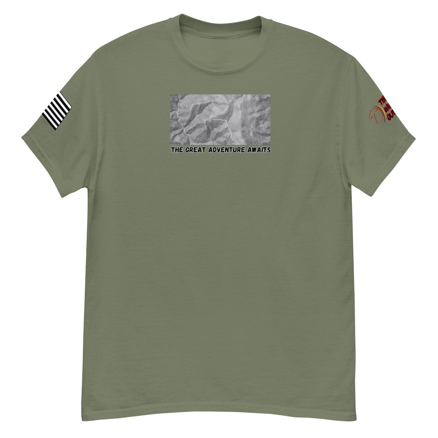 The Great Adventure Awaits, Thoj Wilderness Outfitters-Men's classic tee