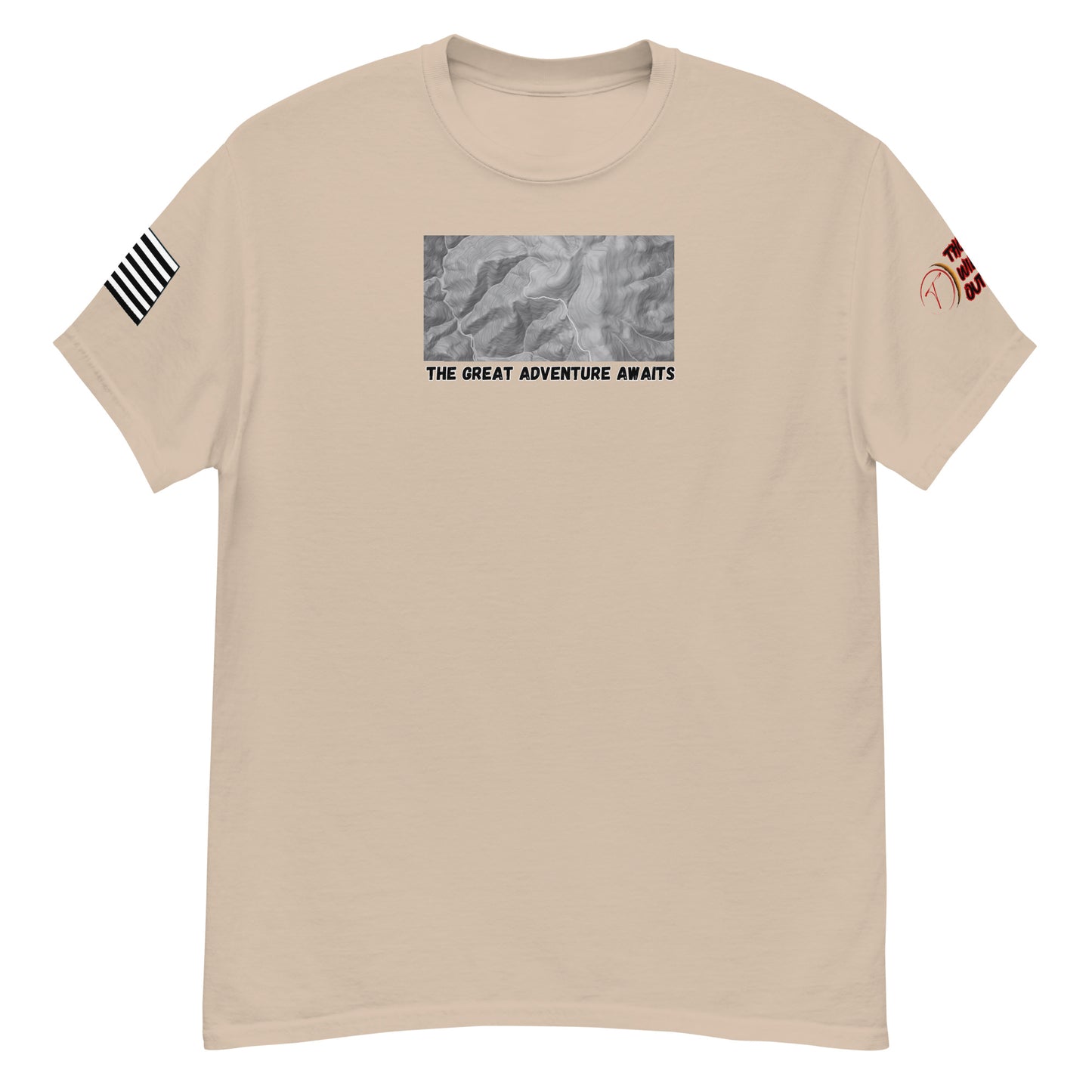 The Great Adventure Awaits, Thoj Wilderness Outfitters-Men's classic tee